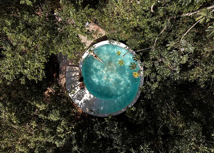Glass House Camping Puerto Morelos